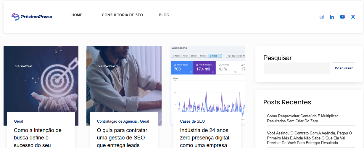 Roteiro e estrutura para descoberta